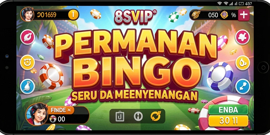 Screenshot gameplay Bingo yang seru dari 8SVIP.