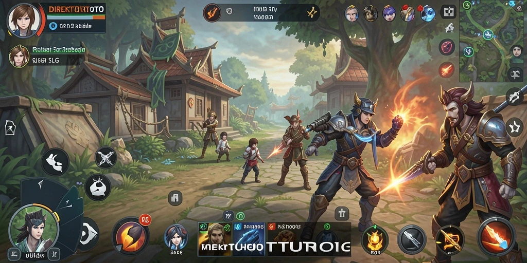 Tampilan menawan dari gameplay SLG DIREKTURTOTO