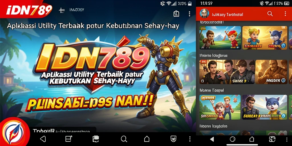 Tangkapan layar IDN789 menunjukkan antarmuka aplikasi yang intuitif.