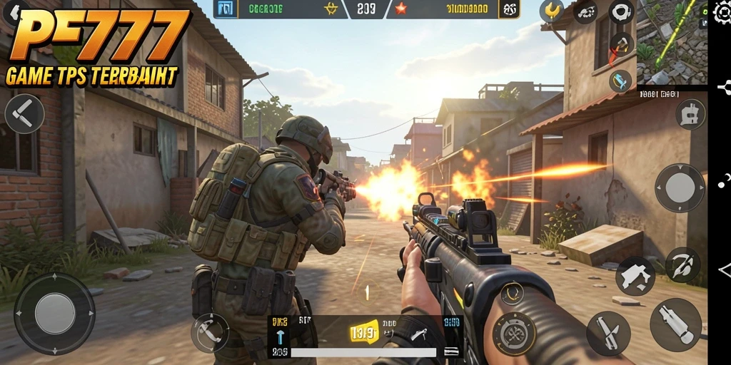 Tampilan gameplay aksi mendebarkan dari PF777.
