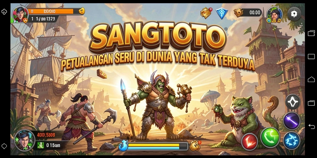 Gameplay menantang di <strong>SANGTOTO</strong> saat menjelajahi dunia petualangan.