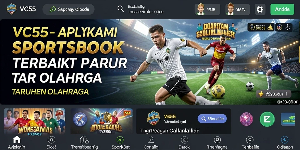 Tampilan gameplay Sportsbook VC55 yang menakjubkan.